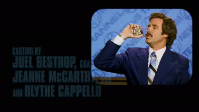 The arsonist has oddly shaped feet - Anchorman: The Legend of Ron Burgundy