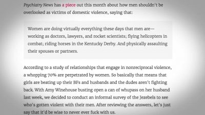 The article cited a study that revealed - The Red Pill