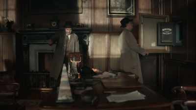 The ashes were still warm, - Magpie Murders