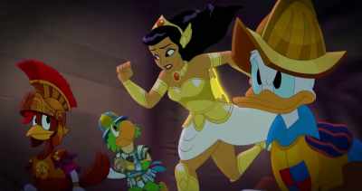 -The atlas. It's--
-(Donald gasps) - Legend of the Three Caballeros