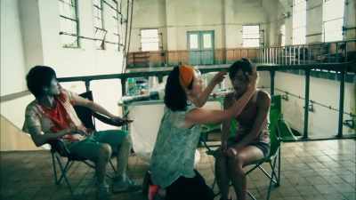 The atmosphere is absolutely creepy. - One Cut of the Dead