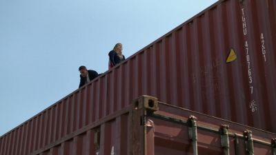 The attack on the waterfront, - Supergirl
