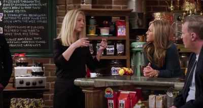 The audience has been waiting. Let's just go." - Friends: The Reunion