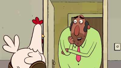 The ban is still--
- [chicken clucking] - It's Pony