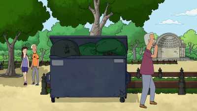 - The band shell?
- They're calling it the "band smell." - Central Park