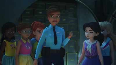 The bank has been here - LEGO Friends: Girls on a Mission