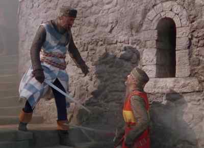 The barbican's fallen-
We've lost the castle- - Ivanhoe
