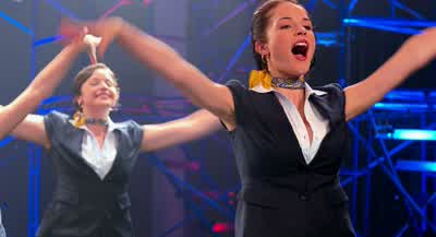 GAIL: The Barden Bellas bringing back the same song they sang at last year's finals. - Pitch Perfect
