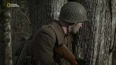 The barrage devastates
the inside of the fort, - Hitler's Last Stand