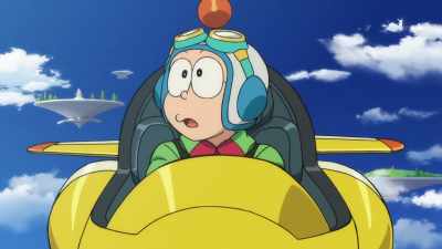 The barrier controls real sunlight
to prevent sunburn and sunstroke. - Doraemon the Movie: Nobita's Sky Utopia