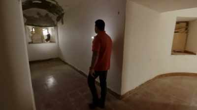 The basement is built like
a typical german bunker, - Secret Nazi Ruins