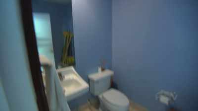 The bathroom needs a
little bit of work, - Island of Bryan
