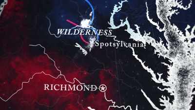 ‐ The battles
of the Wilderness, - Grant