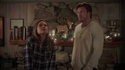 The beamed ceilings,
the outdoor fireplace, - Christmas Unleashed