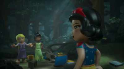 The bears are really quite friendly
once they've been fed. - LEGO Disney Princess: The Castle Quest