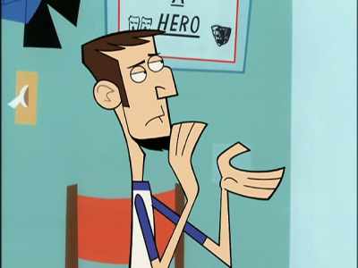 ♪ The beat goes
Bang, bang, bang ♪ - Clone High