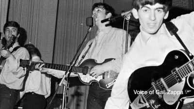 The Beatles
played in Hamburg, - Zappa