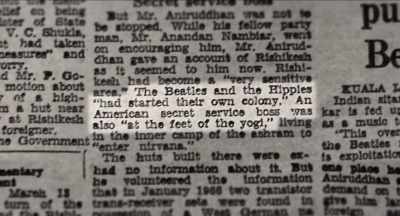 The Beatles and the Hippies
"had started their own colony." - The Beatles and India