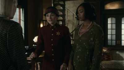 The beer bottle found at the - Frankie Drake Mysteries
