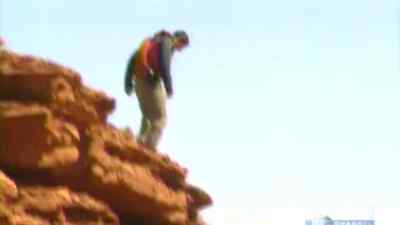 The biggest difficulty is that all this rock
is made of sandstone - Man vs. Wild