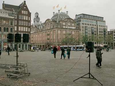 The Bijenkorf department store. - Occupied City