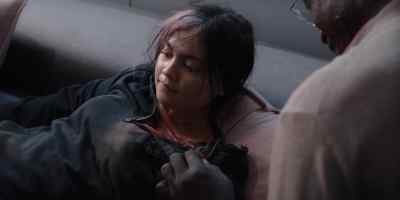The bite's deep.
There's not much bleeding. - Resident Evil