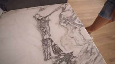 The black veining
throughout just plays so well - Why the Heck Did I Buy This House?