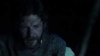 The black wolf,
on fear and hate. - Knightfall