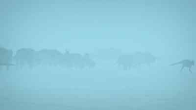 The blizzard worsens. - Prehistoric Planet
