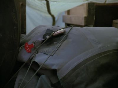The boat inflates... - MacGyver