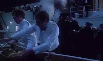 The boats are ready, don't you
think it's time we got - S O S  Titanic