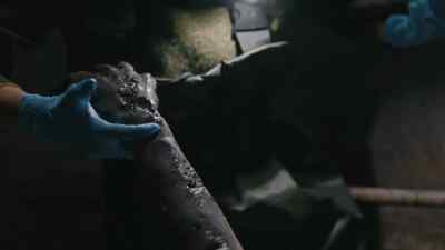 The body is saponified. - Coroner