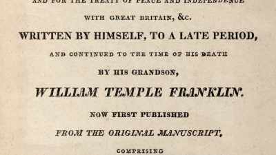 The book would go through
hundreds of editions - Benjamin Franklin
