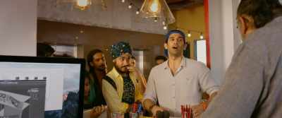 The Boss has a remote...and
the 'Heroine' in captivity. - Ok Jaanu