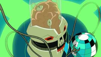 THE BRAIN: Neanderthal. - Justice League Action