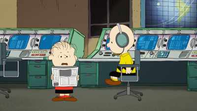 "The brave beagle made few remarks, - Snoopy in Space