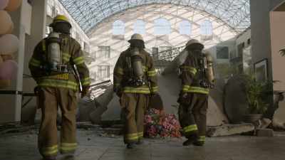 The bridges collapsed
onto the sublevel, - Fire Country