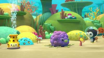 The bubble filters
will help clean the water on the reef. - Octonauts and the Great Barrier Reef