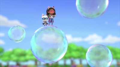 The bubble is getting bigger
the higher we go. - Gabby's Dollhouse