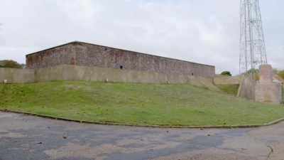 The building itself has got a bomb-proof roof. - The Buildings That Fought Hitler