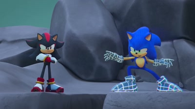 The buildup? Shadow and Sonic
versus unbeatable odds, - Sonic Prime