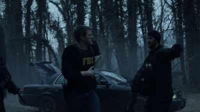 The cabin's 100 meters that way. - Absentia
