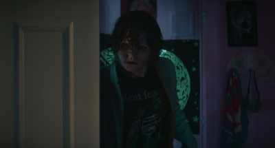 The cake stand,
the bathroom last night - Lisa Frankenstein