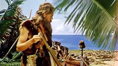        The cannibals had
     departed, fortunately - Robinson Crusoe