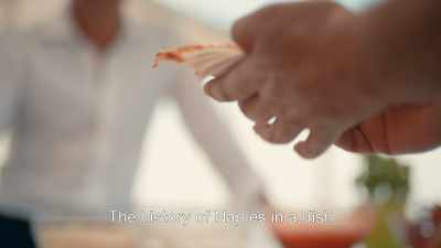 The Captain orders three
coffees for the two of us. - Stanley Tucci: Searching for Italy