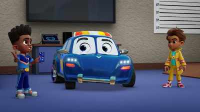 The car sends out a special signal - Firebuds
