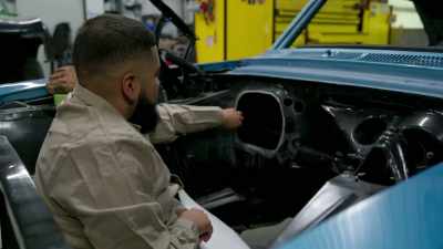 The car will not have
its original AC back on it, - Shorty's Dream Shop