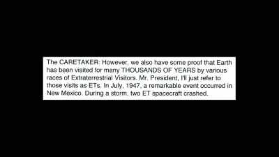 The caretaker says,
however, we also - Truth Hunter