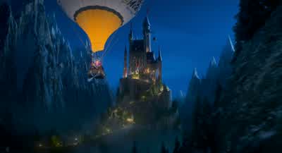 The castle, the gargoyles. - Despicable Me 4