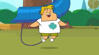 ♪ The cat chases mice
while my grandma makes rice ♪ - Total DramaRama